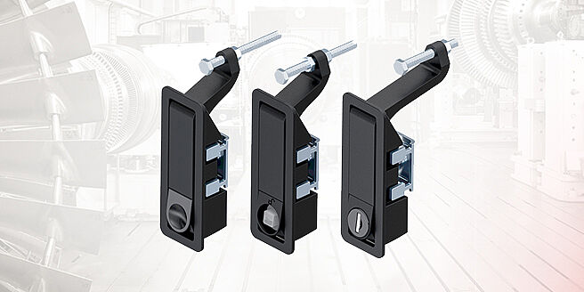 Compression Lever Latch with a wide range of inserts