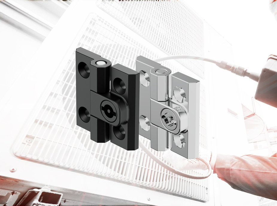 The new DIRAK connection hinge with integrated locking function